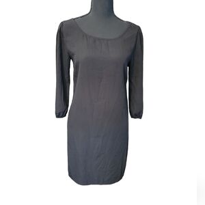 Body Central 100% polyester Black lightweight mini dress Size S
